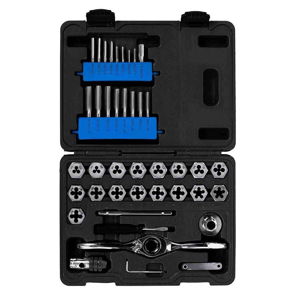 Champion Cutting Tool CS40P-A Tap and Die Set - UNC, UNF - 40-Piece