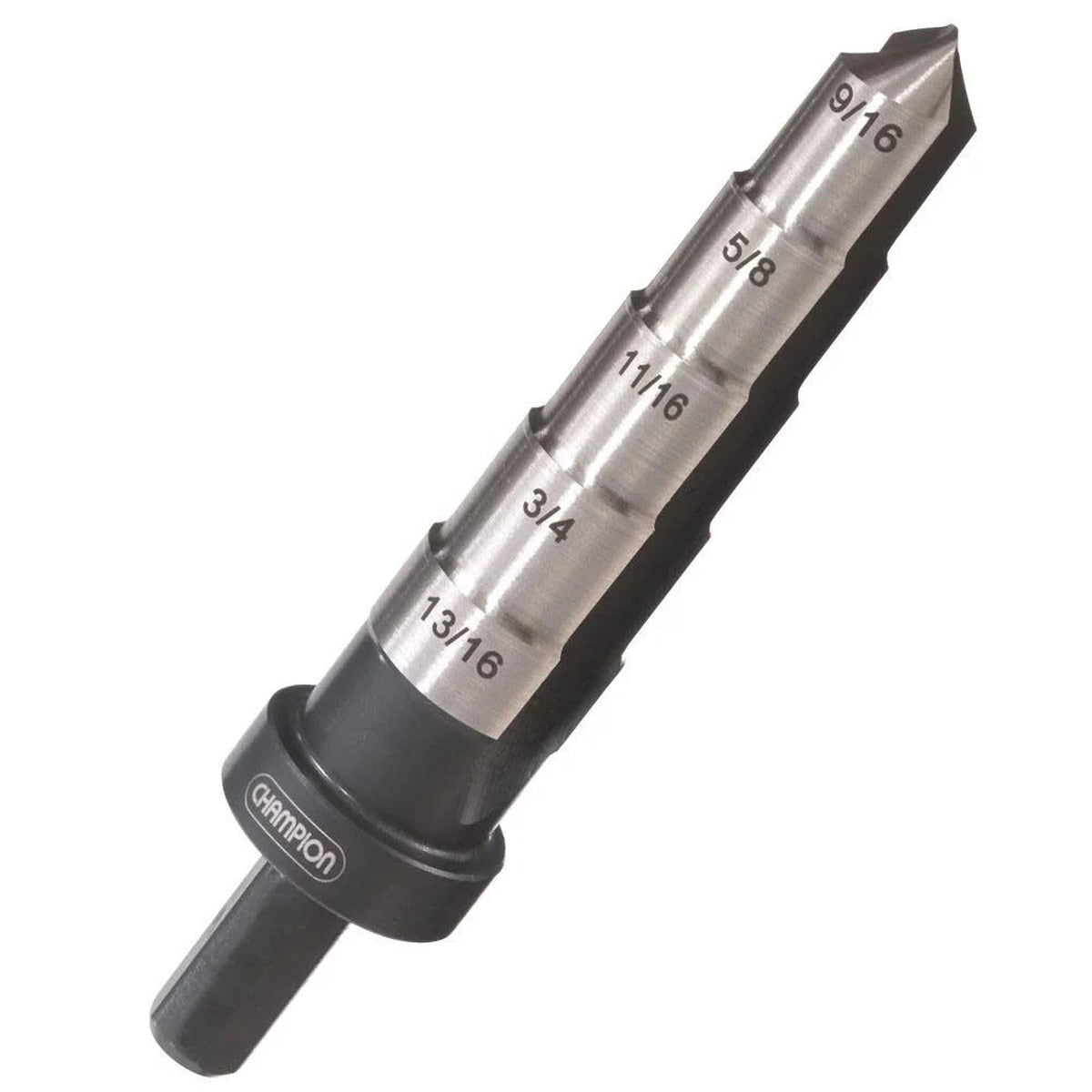 Champion XSR-9/16X13/16 Heavy Duty Step Reamer 9/16" to 13/16" 5 Steps