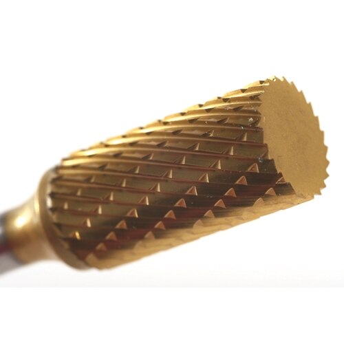 Champion SA3 Champion Cylinder Shape SA3 TiN Coated Double Cut Carbide Bur