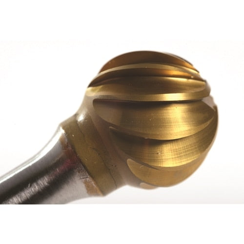 Champion SD3 Champion Ball Shape SD3 TiN Coated Double Cut Carbide Bur - 2