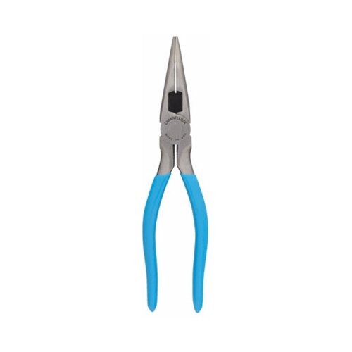 Channellock 318 8.5" Side Cutting Long Nose Pliers w/Cutter and Channellock Blue Grips