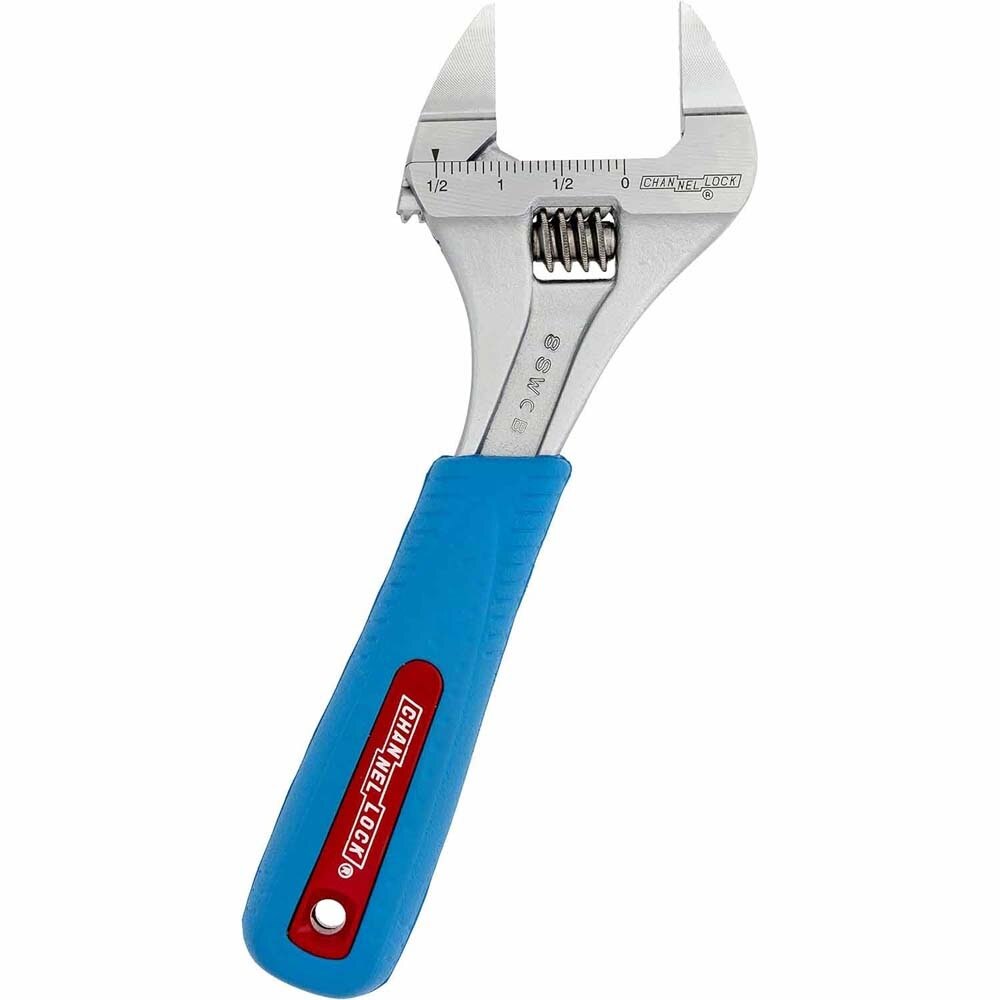Channel Lock 8SWCB 8" Code Blue Wideazz Sliw Jaw Adjustable Wrench - 4