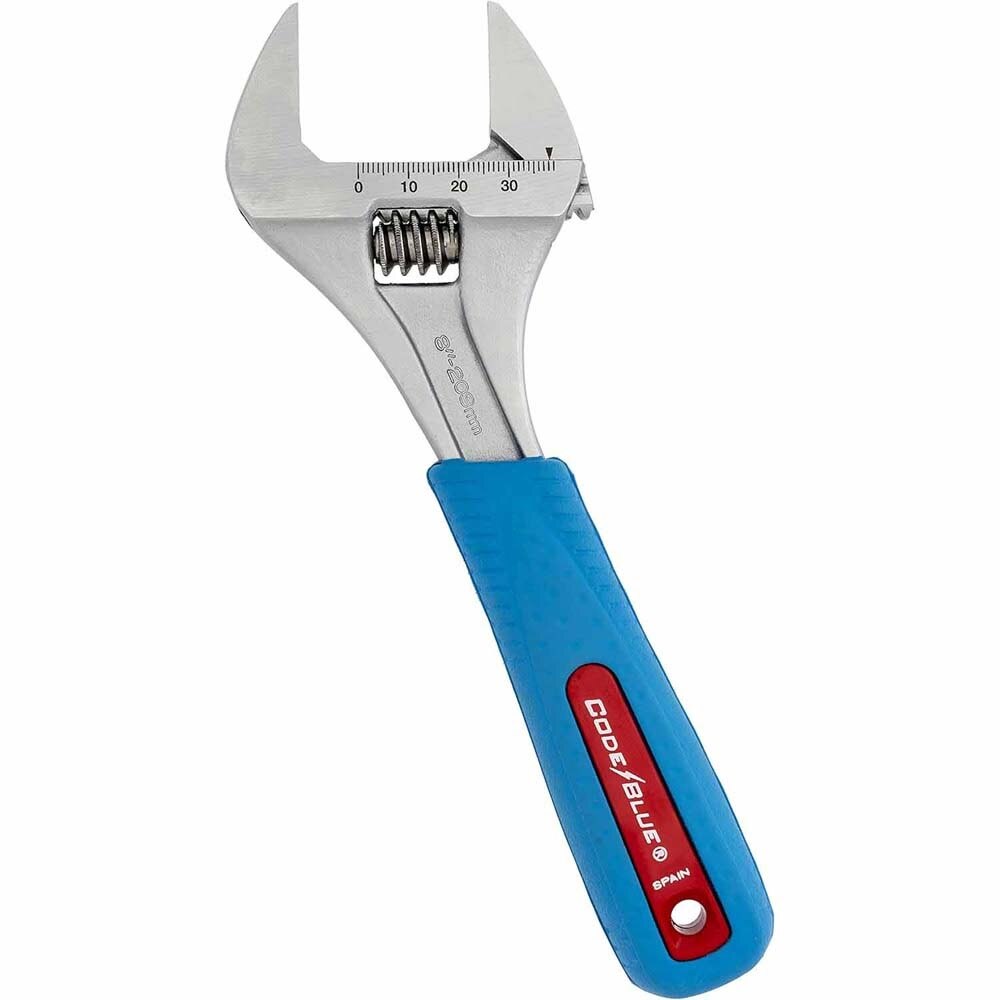 Channel Lock 8SWCB 8" Code Blue Wideazz Sliw Jaw Adjustable Wrench - 5