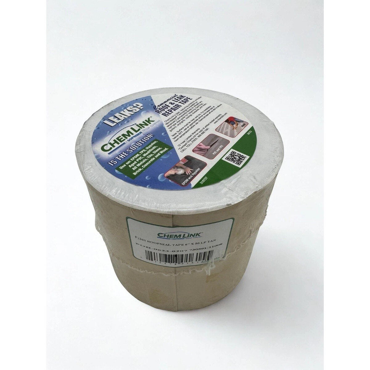 Chem Link F2385 RoofSeal Roof and Leak Repair Tape Tan 6" x 50'