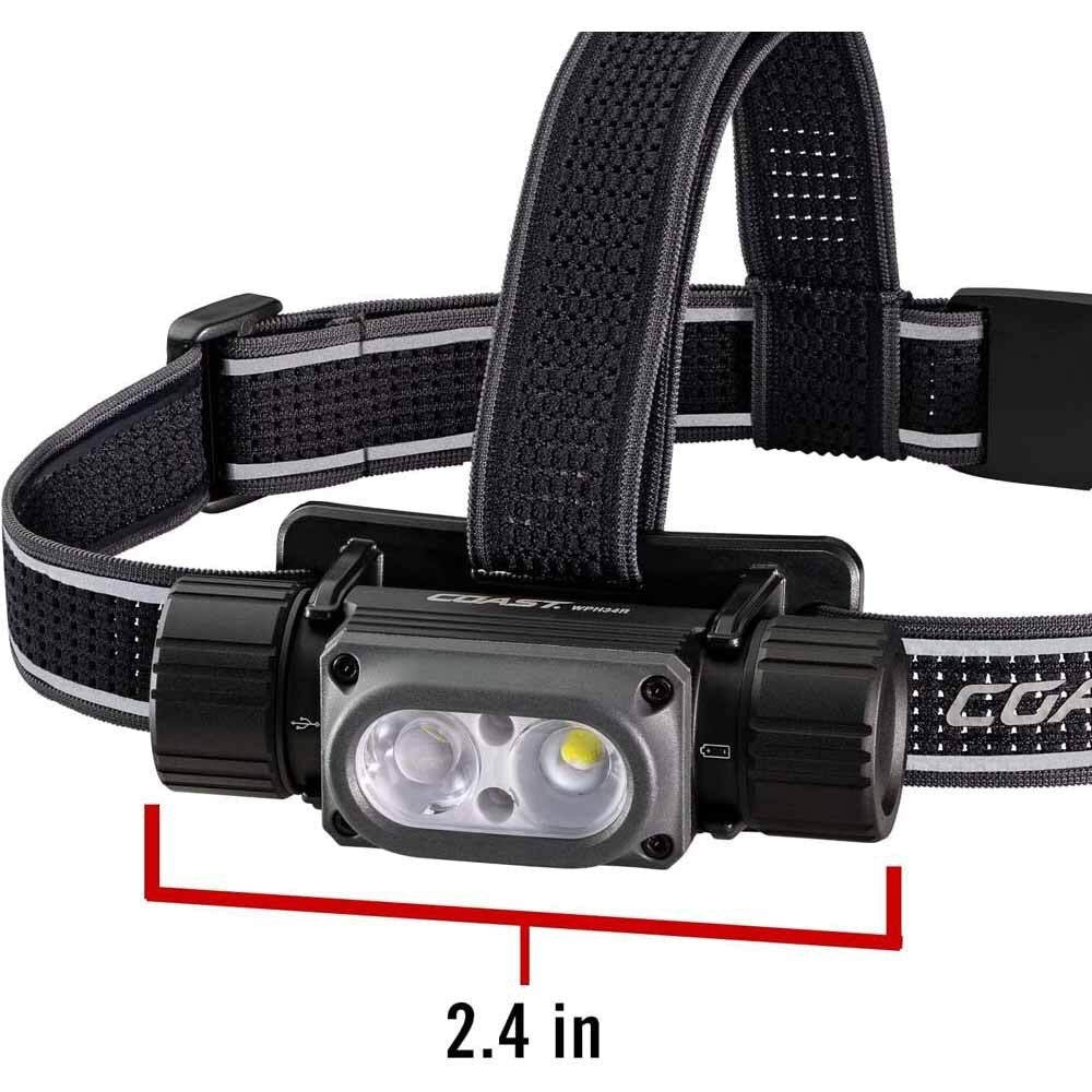 Coast 30742 Wph34R Headlamp Waterproof & Dust Proof 2000 Lumens 180M Beam 36H - 3