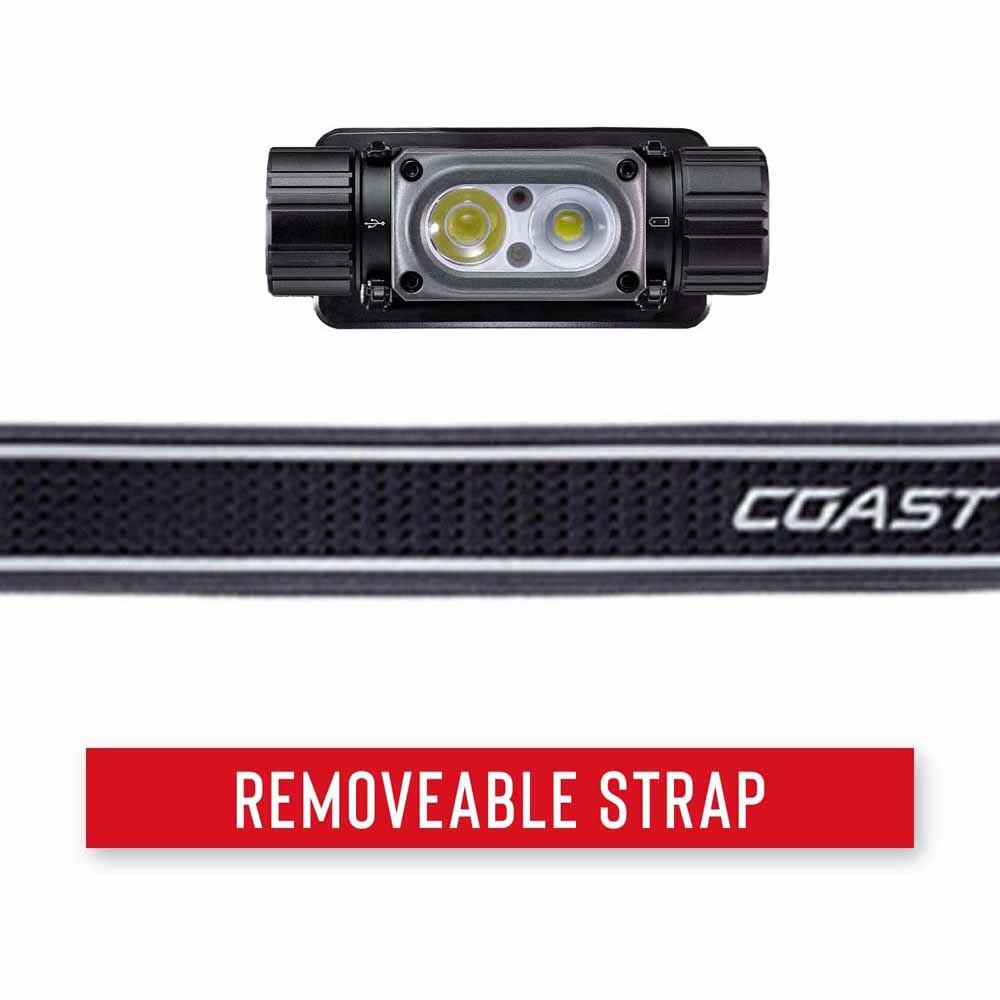 Coast 30742 Wph34R Headlamp Waterproof & Dust Proof 2000 Lumens 180M Beam 36H - 4