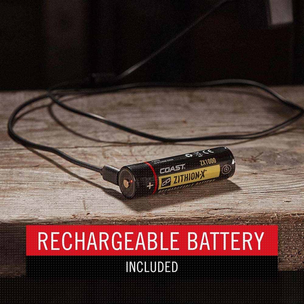 Coast 30776 Tx11R Flashlight Rechargeable-Dual Power 1500 Lumens 550M Beam 31H - 9