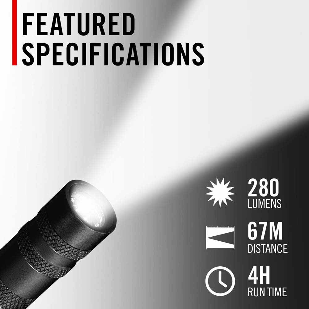 Coast 31105 Hp2R  Penlight  Rechargeable Plus  280 Lumens 67M 4H - 4