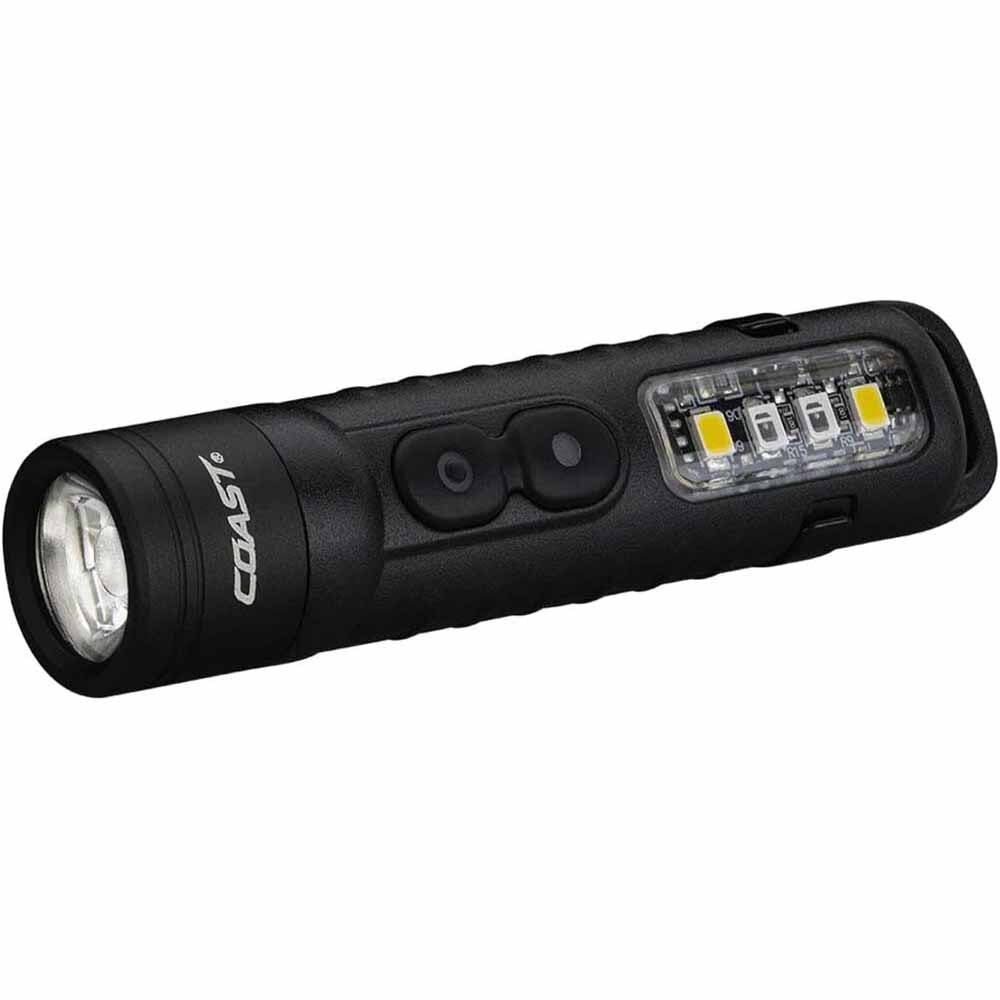 Coast KL30R Mini Torcia Ricaricabile Con UV – Luce LED Compatta A USB Per Controllo Banconote E Perdite