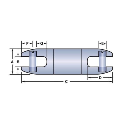 Condux 08080912H 1-1/4" x 5000 lbs Working Load 808 Champion Swivel - 2