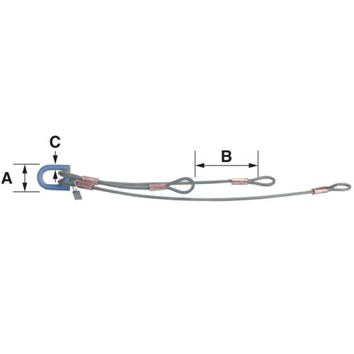 Condux 08549340 4 Way 1/2" Cable Multiple Pulling Harness - 2