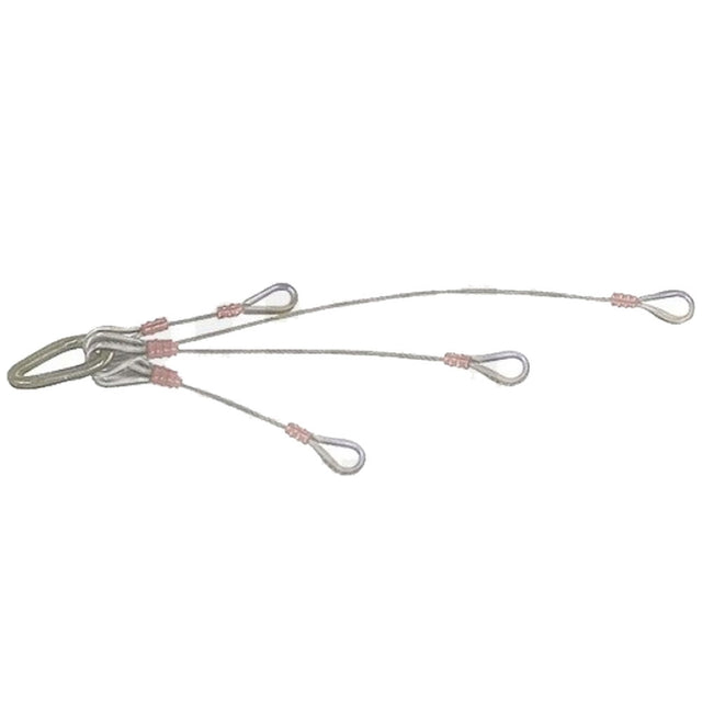 Condux 08569910 Multiple Pulling Harness, 1/4- 5-Way 14" Separation