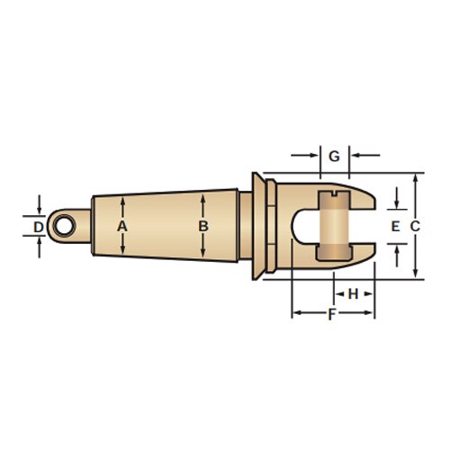 Condux 08960720 2.00" Swivel Head Innerduct Pulling Eye - 2