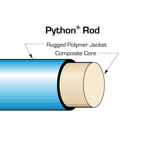 Condux 08075730 Replacement Rod for Python Duct Rodder, 9/16" x 300' - 3
