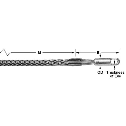 Condux 08642176 K-Type Grips Standard Forged Eye, 6.00-6.99-66 48000 lbs