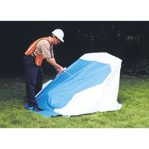Condux 08672510 QuickTent with Zipper Door, 6" X 6" - 2