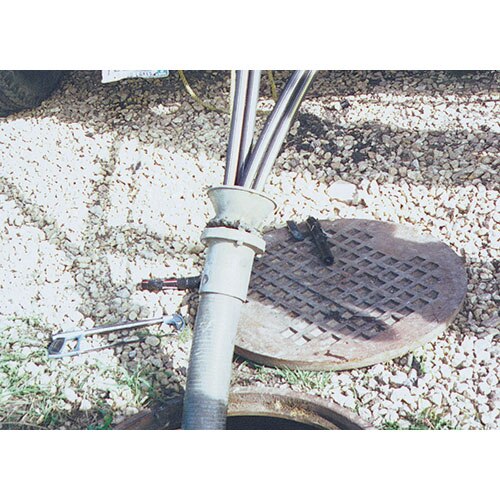 Condux 08935009 Flexible Cable Guide with Aluminum Adapter, 5"x9' Assembly - 2