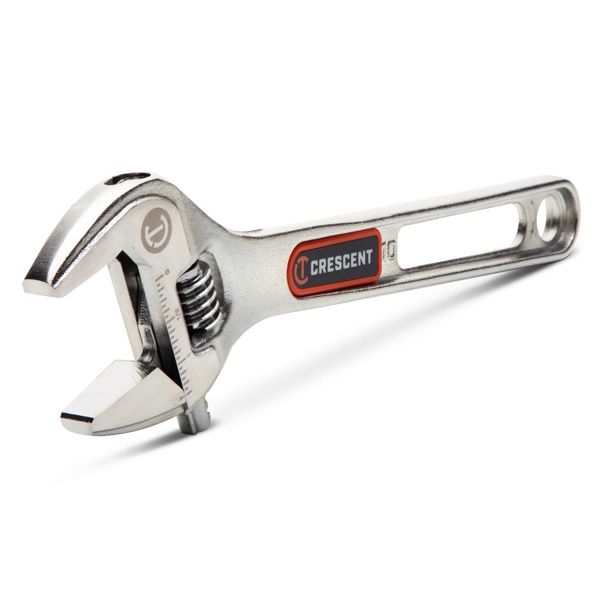 Crescent AC310VS 10" Chrome Quick Fit Jaw Adjustable Wrench - 4