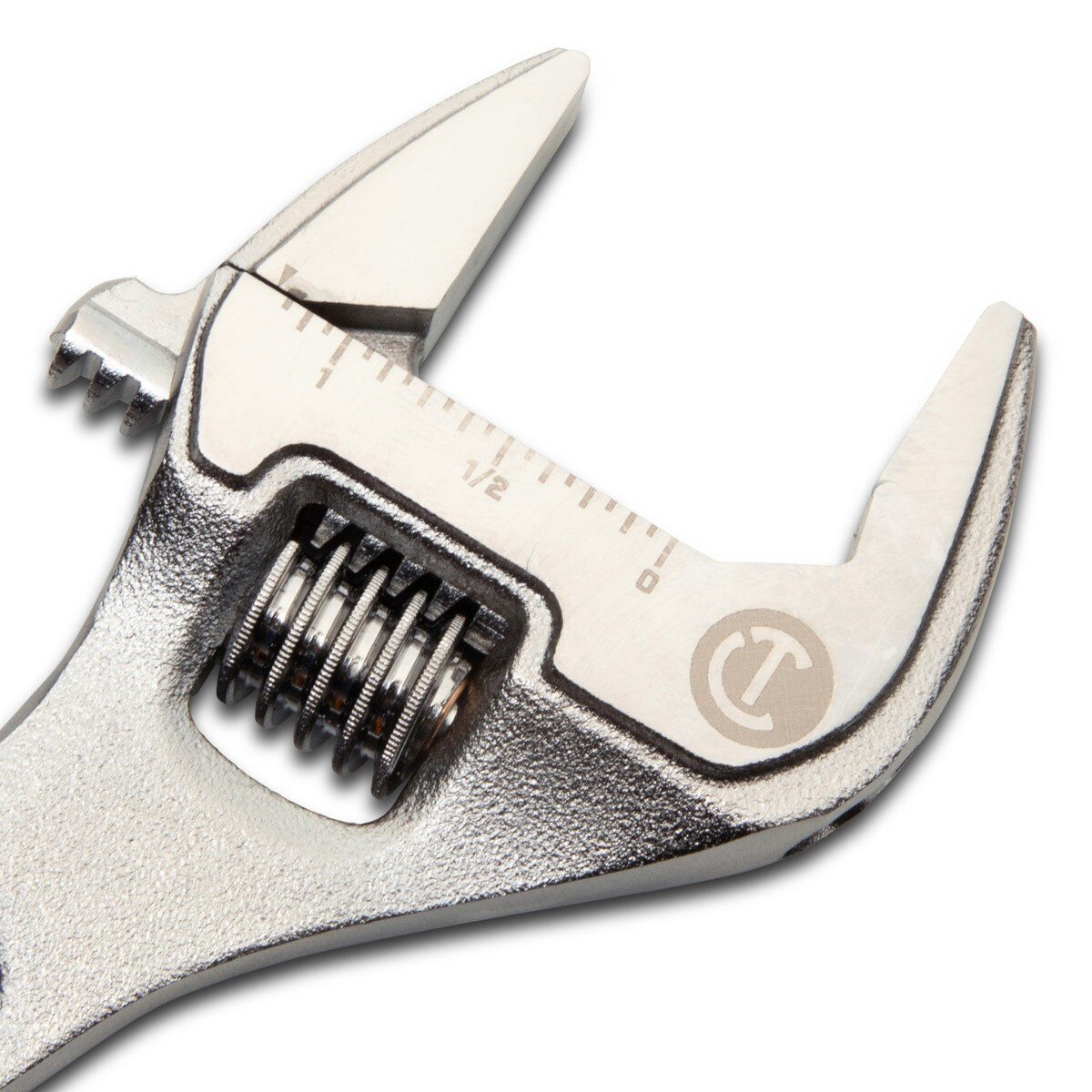 Crescent AC38VS 8" Chrome Adjustable Wrench with Quick-Fit-Jaw 30mm Jaw Capacity - 2