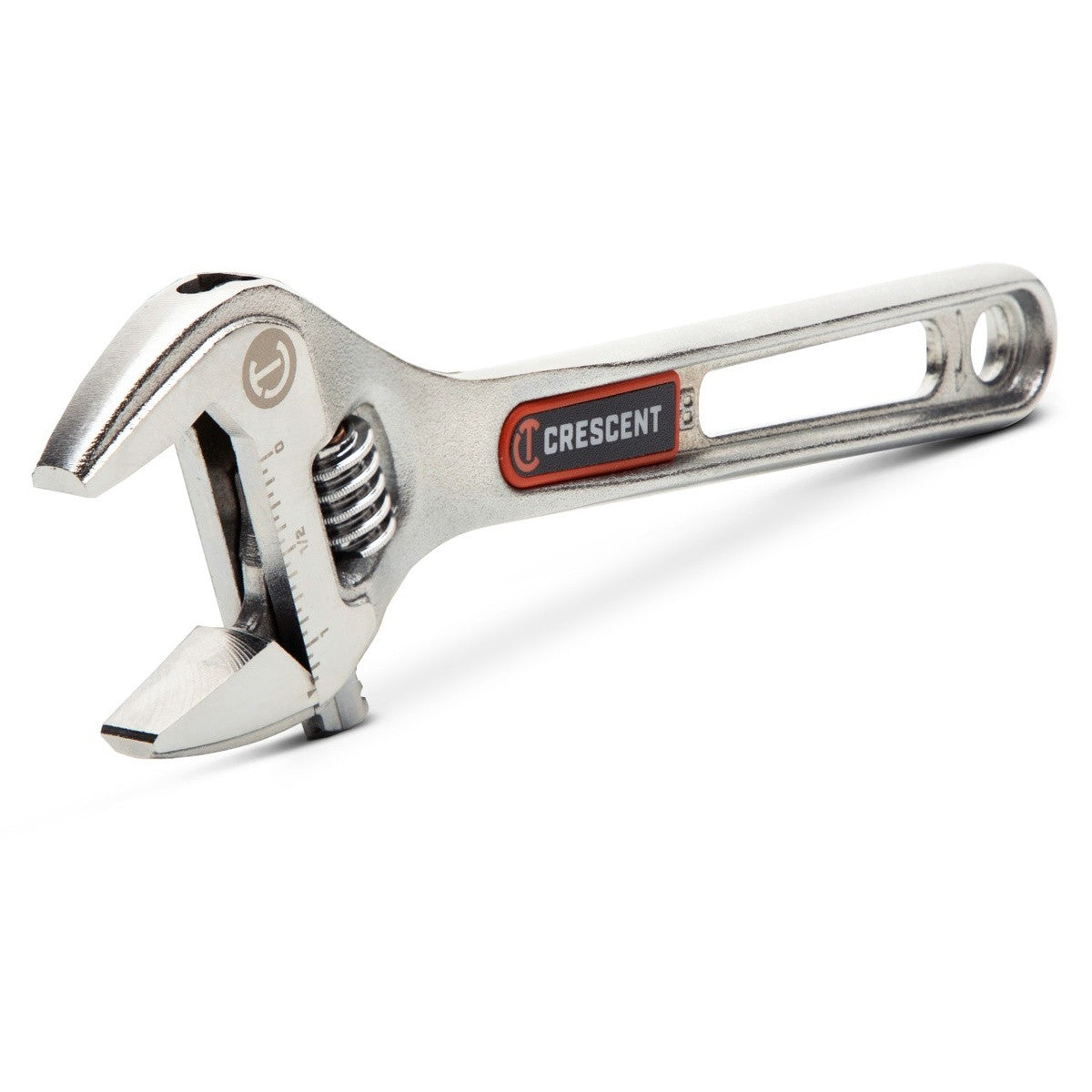 Crescent AC38VS 8" Chrome Adjustable Wrench with Quick-Fit-Jaw 30mm Jaw Capacity - 4