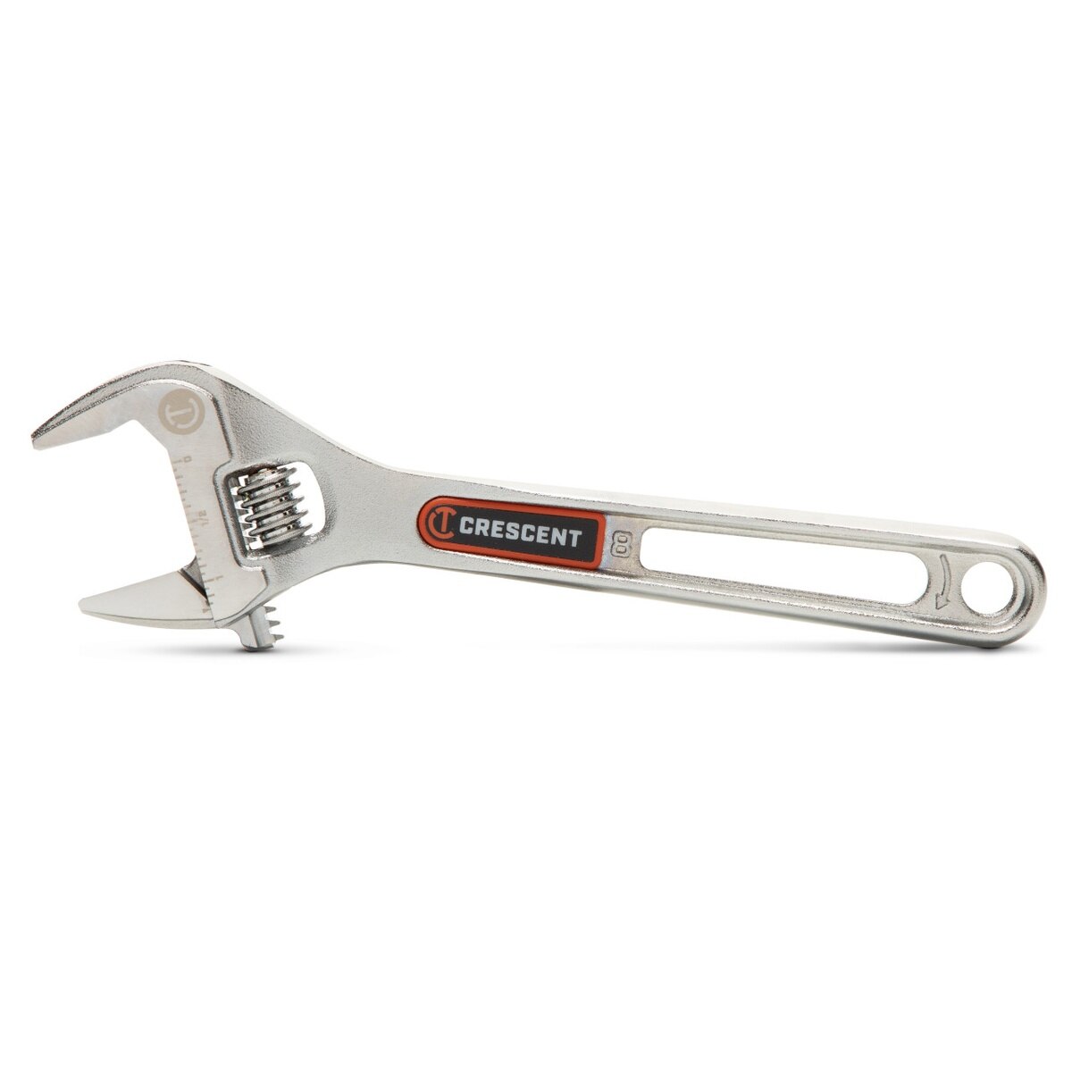 Crescent AC38VS 8" Chrome Adjustable Wrench with Quick-Fit-Jaw 30mm Jaw Capacity - 5