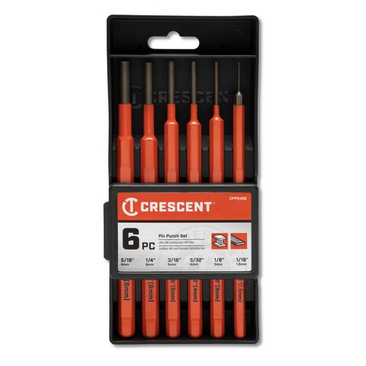 Crescent CPPS456 Pin Punch Set (6 Piece) - 5
