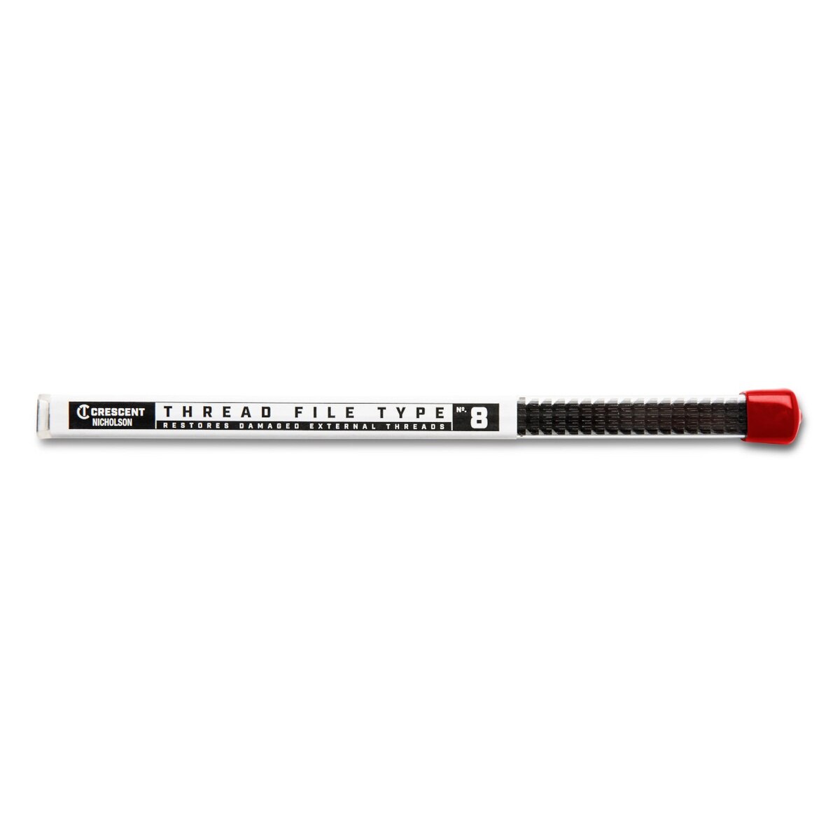 Crescent CTFTR8MBG 8.75" Thread Restoring File for Metric Bolt Threads Black Oxide - 3