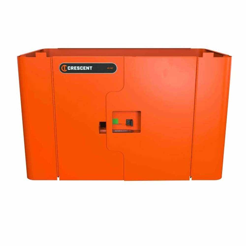 Crescent IUC1DLCRM RAILWORKS Single Door Steel Security Panel Lockable Storage - 3