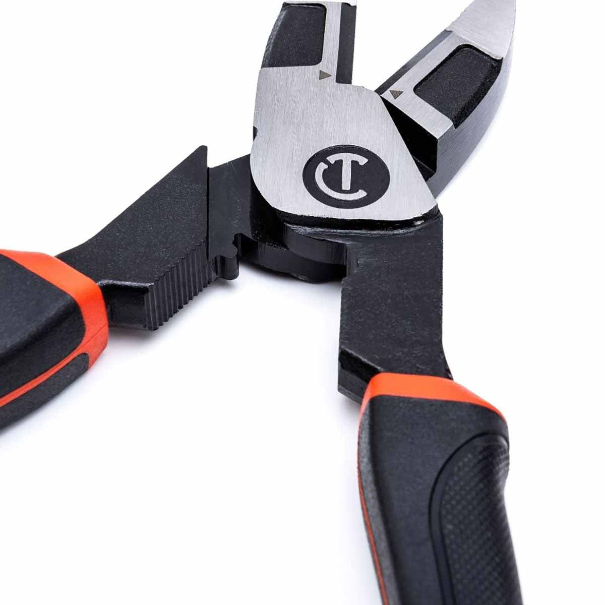 Crescent Z20509CG 9-1/2" Z2 Dual Material Lineman's Pliers - 4