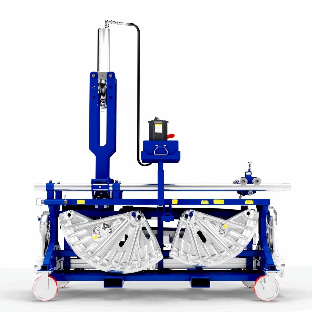 Current Tools 254P-252 Hydraulic Bending Package for 2 1/2 to 4 in. Conduit with 252 Mobile Bending Station and 292 Electric Hydraulic Pump - 2