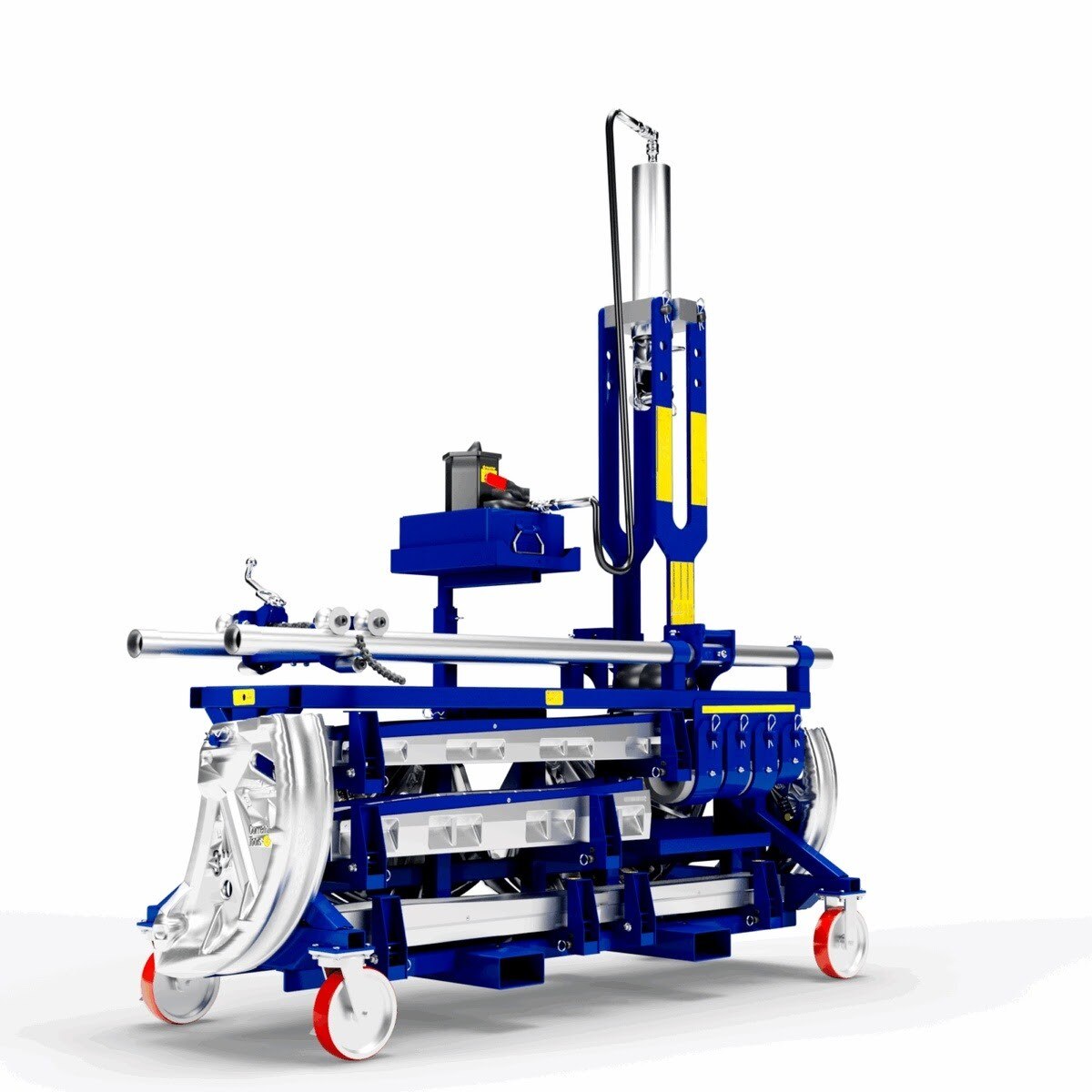 Current Tools 254P-252 Hydraulic Bending Package for 2 1/2 to 4 in. Conduit with 252 Mobile Bending Station and 292 Electric Hydraulic Pump - 3