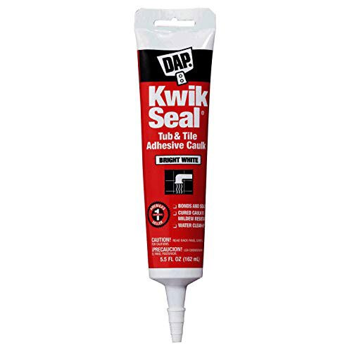 Dapp 18001 5.5 fl. oz.. KWIK SEAL Kitchen & Bath Adhesive Caulk, White
