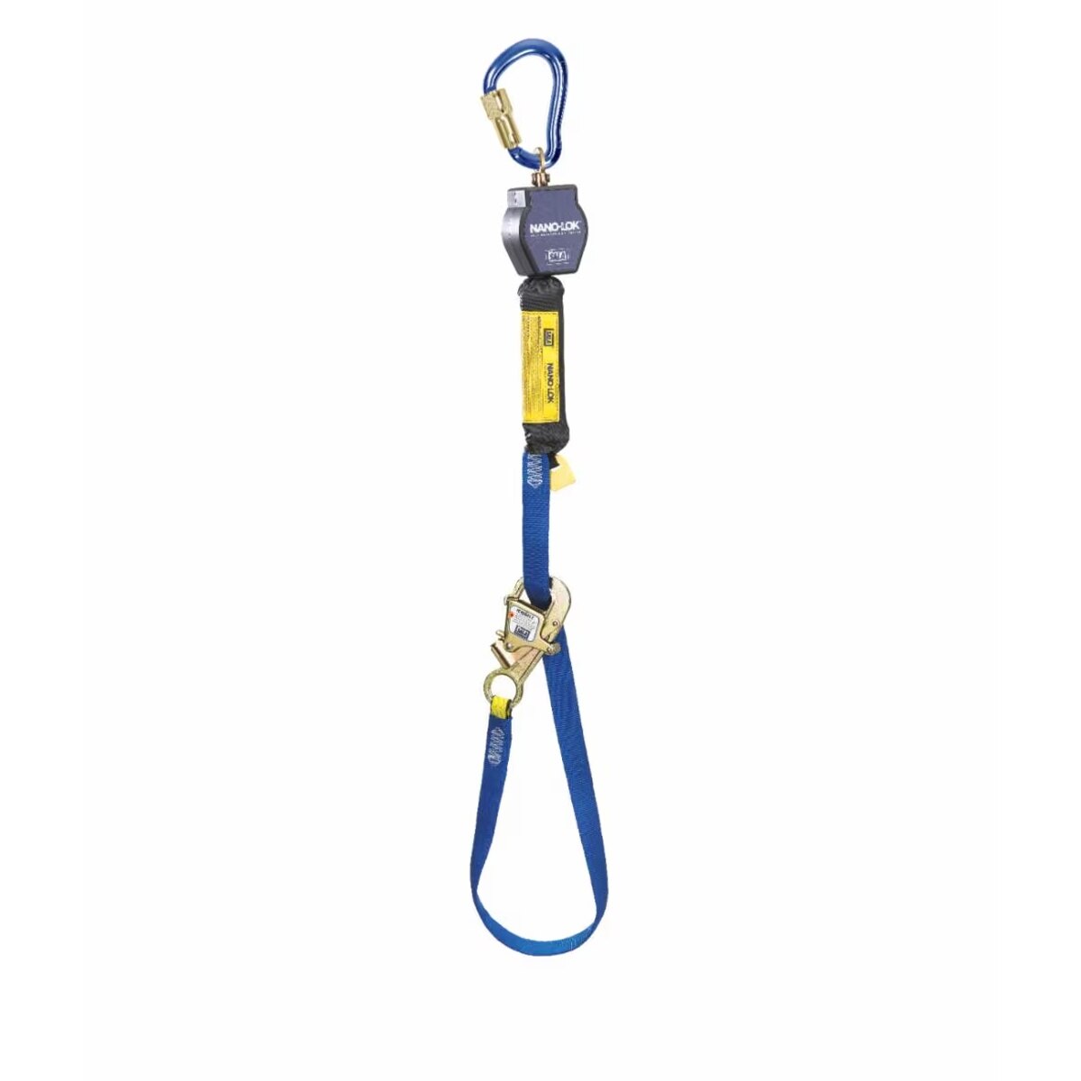 DBI SALA 3101365 Nano Lok 9 ft Tie Back Web Self Retracting Lifeline with Anchor Hook