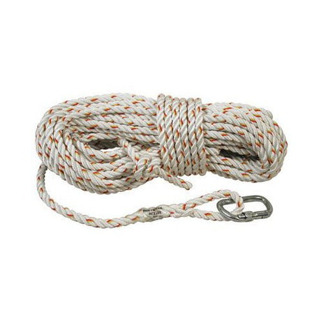 DBI Sala AC215A1 5/8" X 50' Nylon Rope Lifeline With Carabiner