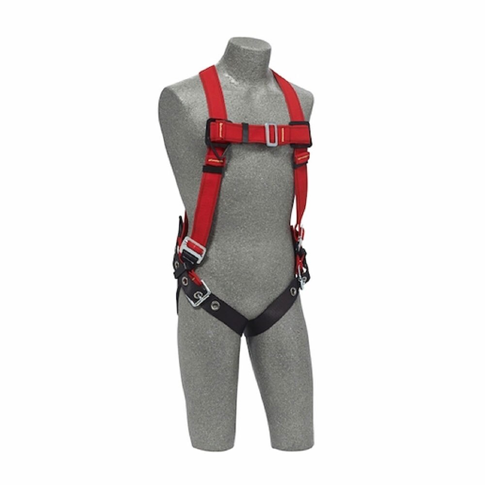 DBI Sala 1191383 Welders Harness Tongue Buckle Straps Medium/Large, Red/Black