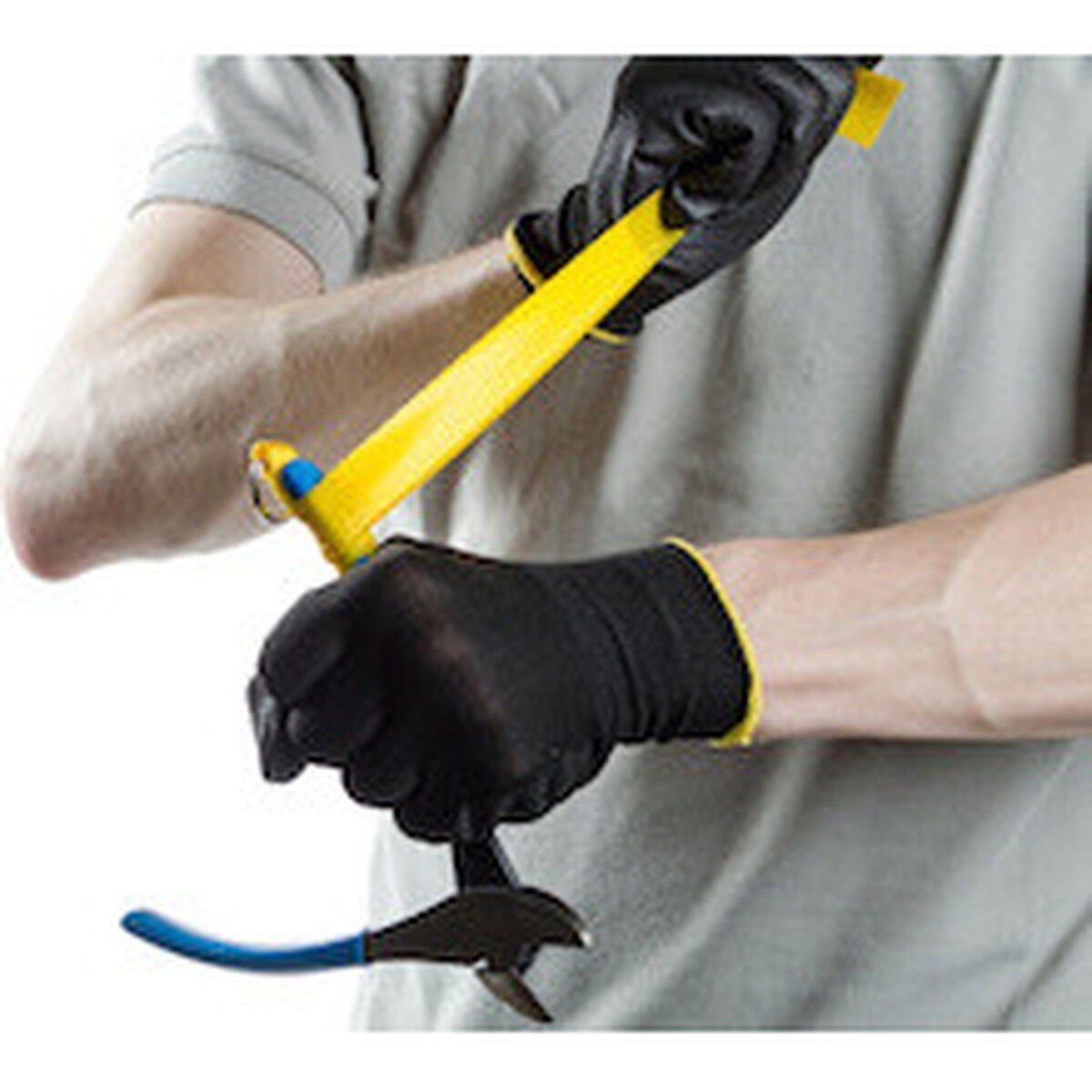 DBI Sala 1500175 Quick Wrap Tape II 1 in. x 108 in. Yellow for Tool Tethering (10 Pack) - 3