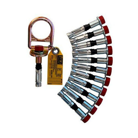 DBI Sala  2104562 Concrete D-ring Anchor, 11 Extra Bolts