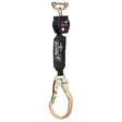 DBI Sala 3100558 Nano-Lok Hot Work Self-Retracting Lifeline with Quick Connect, Web, Steel Rebar Lock Hook, 6'
