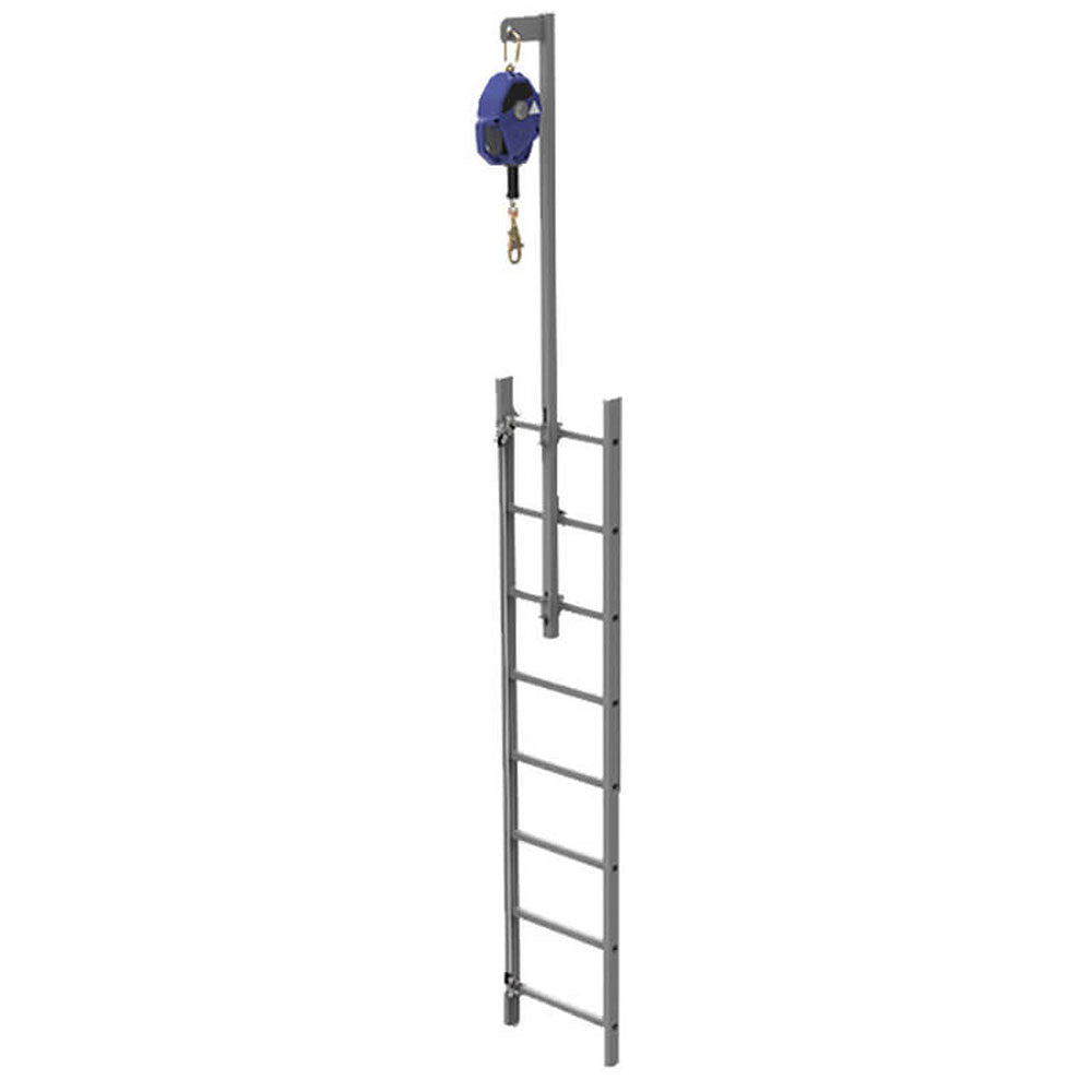 DBI SALA 6100569 4' Galvanized Fixed Ladder SRL Anchor System Kit - 2