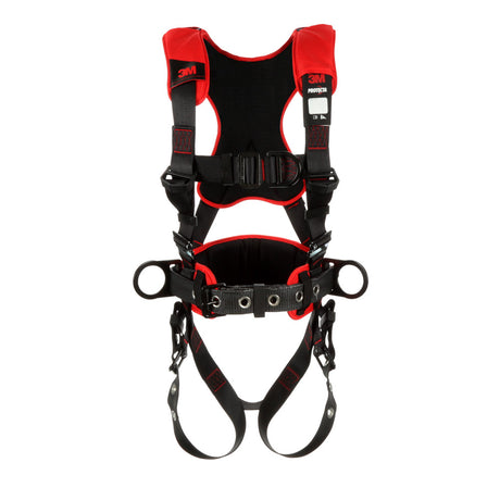 DBI Sala 1161226 Black Comfort Construction Positioning/Climbing Harness, S
