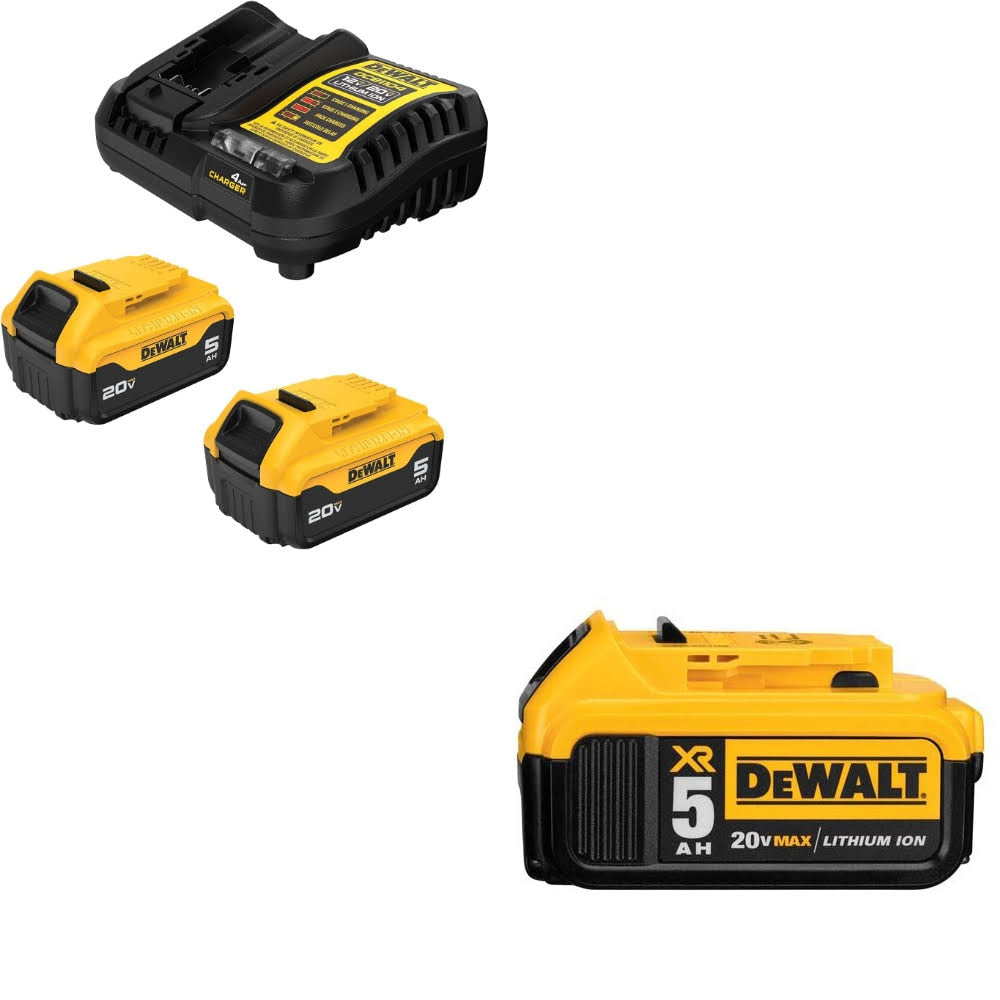 DeWalt DCB205-2C 20V MAX Starter Kit W/ FREE DCB205 20V MAX Battery Pack