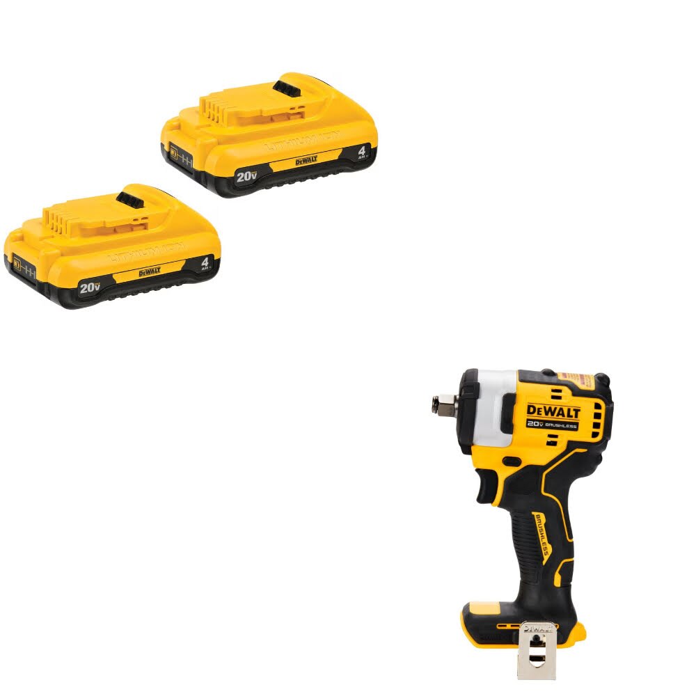 DeWalt DCB240-2 Battery Kit W/ FREE DCF911B Impact Wrench