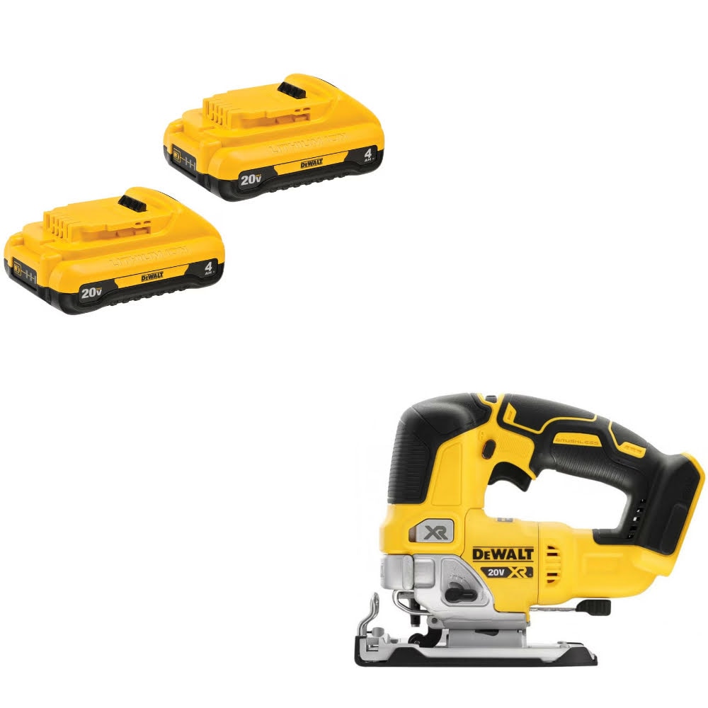 DeWalt DCB240-2 Battery Kit W/ FREE DCS334B Jig Saw