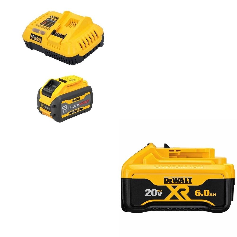 DeWalt DCB609C Battery/Charger Kit W/ FREE DCB206 6.0Ah Battery