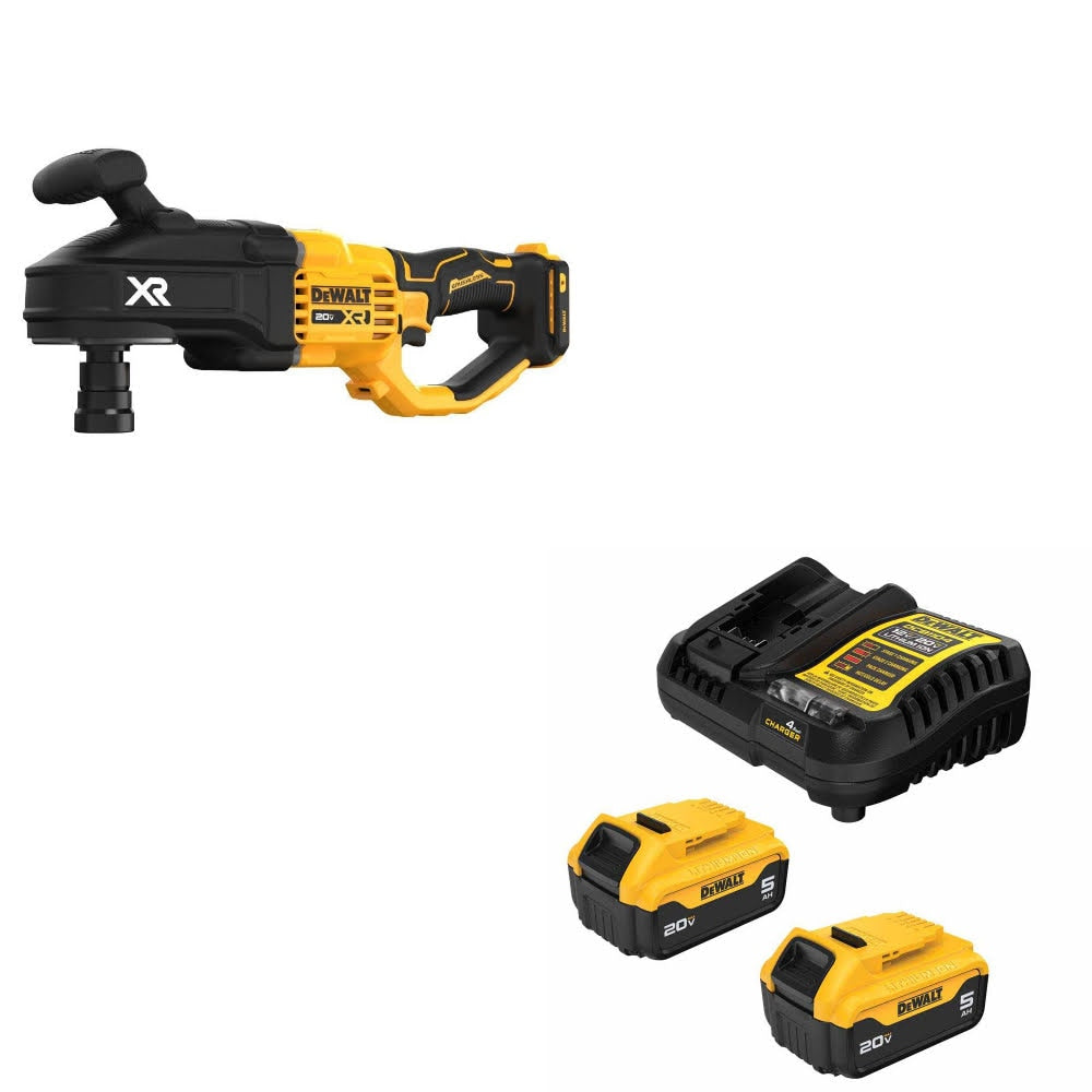 DeWalt DCD443B 20V MAX XR Stud & Joist Drill W/ DCB205-2C 20V MAX Battery Kit