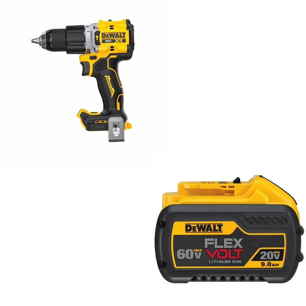 DeWalt DCB609 FLEXVOLT 20V/60V MAX 9.0Ah Battery W/ DCD806B Hammer Drill