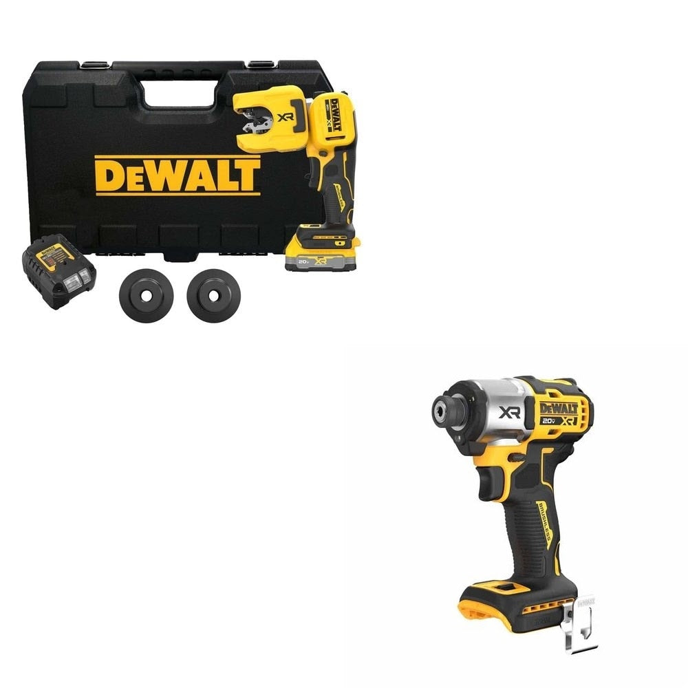 DeWalt DCE154E1 Copper Tubing Cutter Kit W/ FREE DCF845B Impact Driver