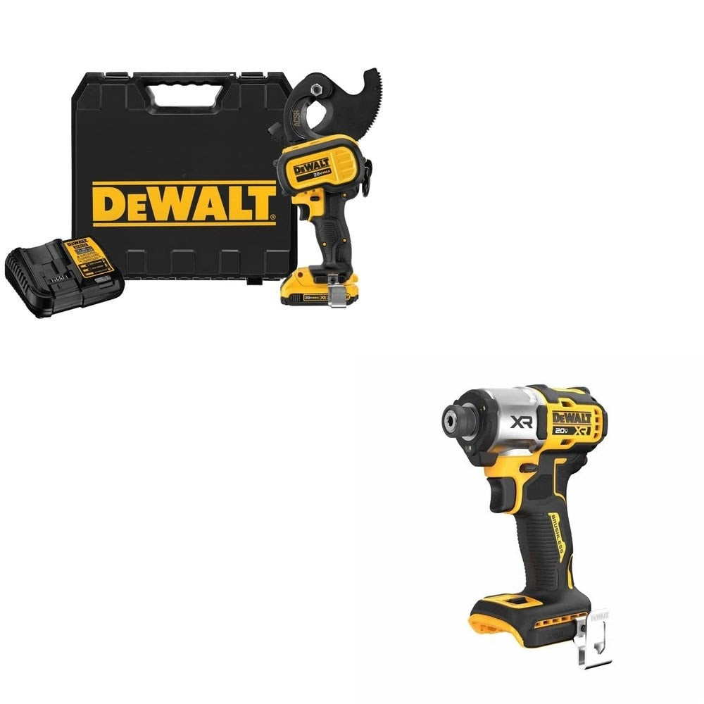 DeWalt DCE155D1 Cable Cutter Kit W/ FREE DCF845B Impact Driver
