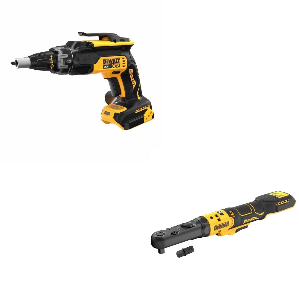 DeWalt DCF510B 20V MAX XR Sealed Head Ratchet W/ DCF630B Drywall Screwgun