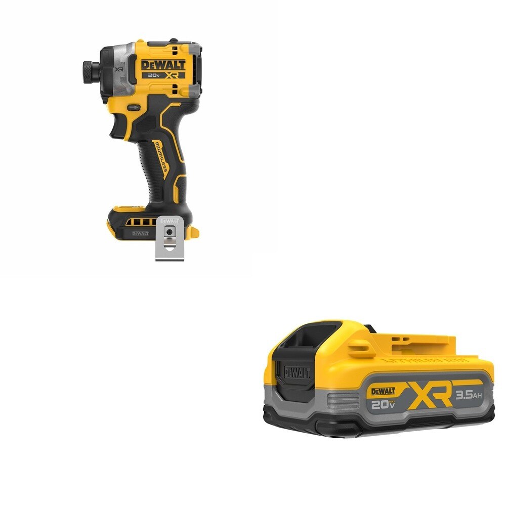 DeWalt DCF860B 20V MAX XR 1/4 in. Impact Driver W/ DCBP320 POWERSTACK 3.5Ah Battery
